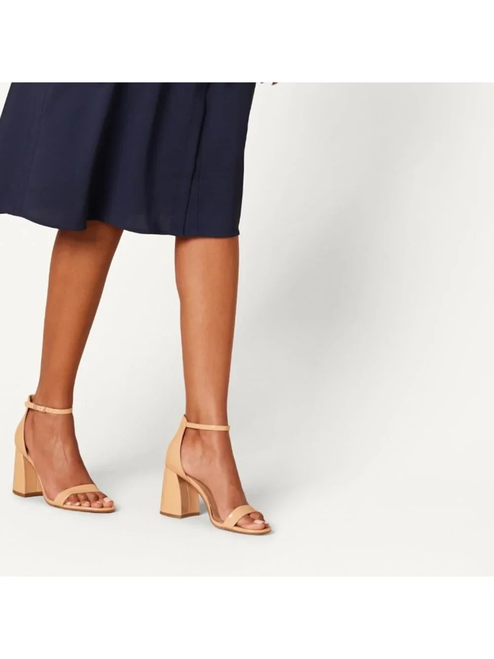 Stylish Women's High Heel Block Sandals with Ankle Strap - Perfect for Any